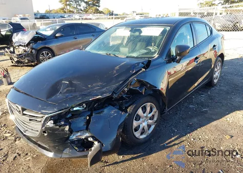 2016 Mazda Mazda3 I Sport z USA, uszkodzony, nr VIN 3MZBM1T74GM328425